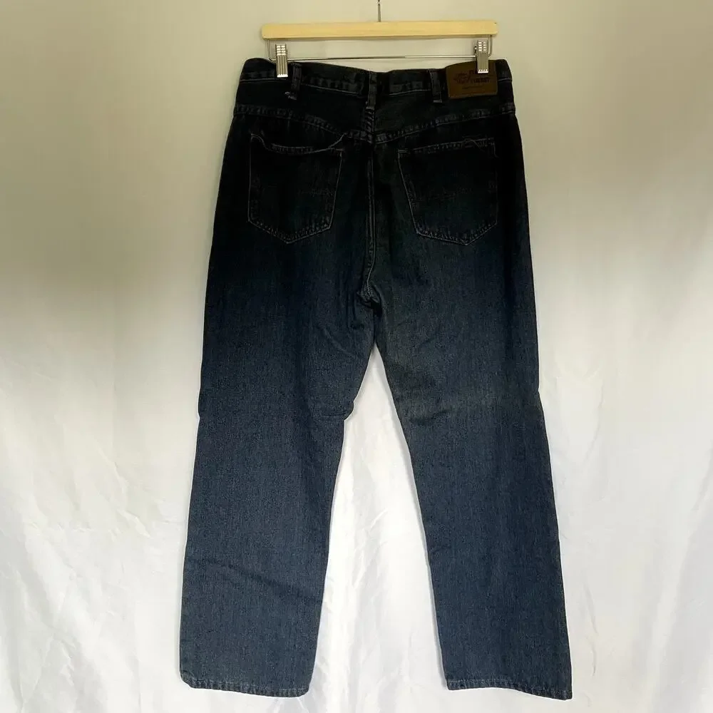 Field N' Forest men's blue jeans straight leg size 36 x 30 cotton pants classic